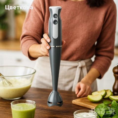 Пасатор SilverCrest - 350W с Турбо функция, снимка 2 - Чопъри и пасатори - 51729421