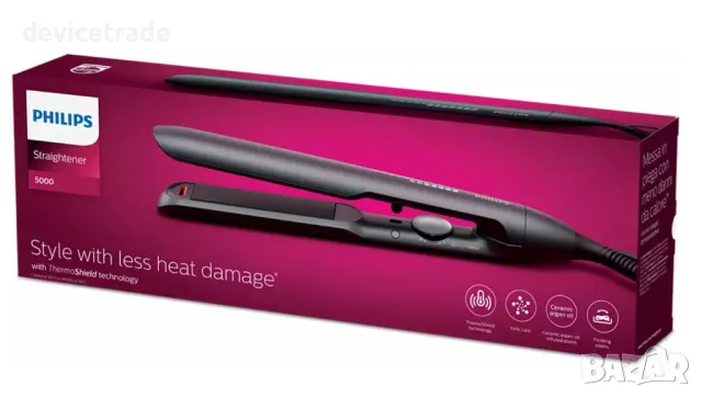 Преса за коса Philips Prestige BHS510/00, ThermoShield технология, снимка 4 - Преси за коса - 49213897