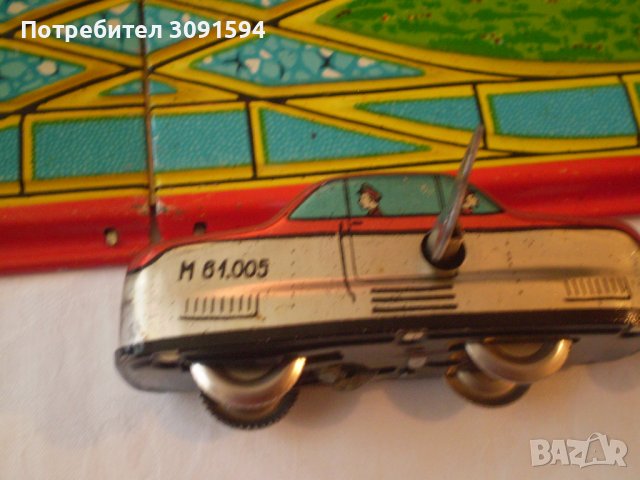 механичен тенекиен влак с писта Унгария 60-те Години, снимка 9 - Колекции - 39939043