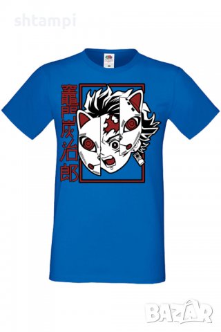 Мъжка тениска Demon Slayer Tanjiro Tonos,Анимация,игра,Празник,Повод., снимка 5 - Тениски - 37939229