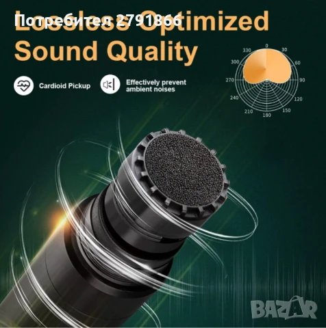 Depusheng R4 Караоке Безжични Микрофони Професионална 4-канална система нова, снимка 8 - Микрофони - 50617676