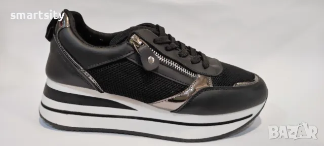 Страхотна дамски маратонки цип., снимка 1