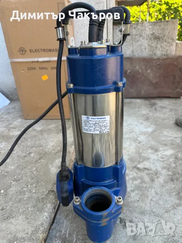  Продавам дренажнa(потопяема) помпa Electromash VTX 2200F