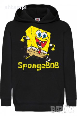 Детски Суитчър/Суитшърт SpongeBob 3,Игра,Подарък,Изненада,Забавление,Рожден Ден, снимка 2 - Детски анцузи и суичери - 38357158