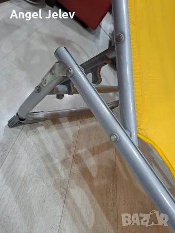 алуминиев шезлонг, снимка 7 - Градински мебели, декорация  - 49698319