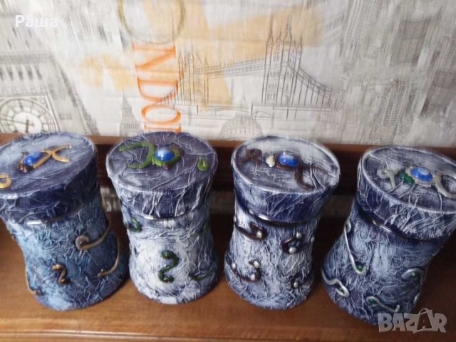 Бурканчета за подправки 1 л  уникат , снимка 3 - Декорация за дома - 31629176