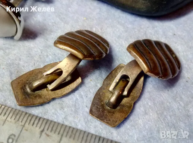 Старинни ПОЗЛАТЕНИ МЕДНИ БУТОНЕЛИ с БОНУС Още ЕДНИ НОВИ СРЕБРИСТИ БУТОНЕЛИ Лот РЕТРО КОПЧЕТА 48892, снимка 3 - Антикварни и старинни предмети - 48818776