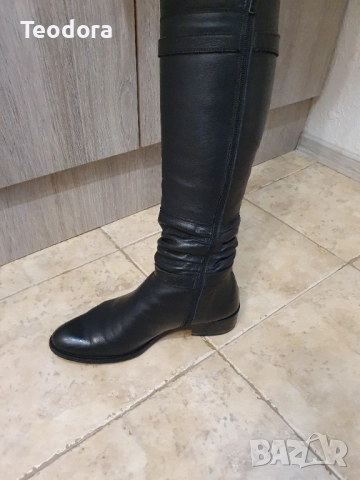 Дамски ботуши от естествена кожа, снимка 4 - Дамски ботуши - 52670181