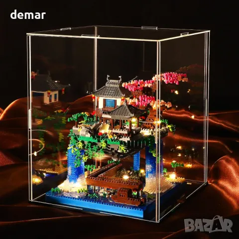 CAXIMSY Строителен комплект Мини японска къща с череша, 3300 части, снимка 8 - Образователни игри - 47503144