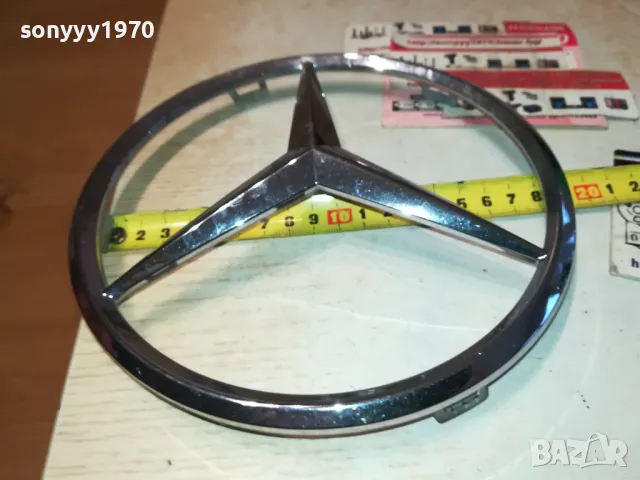 MERCEDES-19СМ ЕМБЛЕМА ЗА КАМИОН-ВНОС SWISS , снимка 3 - Аксесоари и консумативи - 48812571