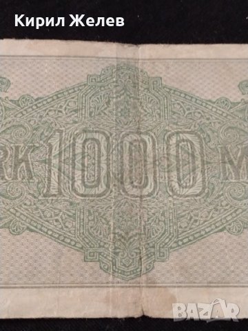 РАЙХ БАНКНОТА 1000 марки 1922г. Германия УНИКАТ ЗА КОЛЕКЦИОНЕРИ 36811, снимка 9 - Нумизматика и бонистика - 39898915