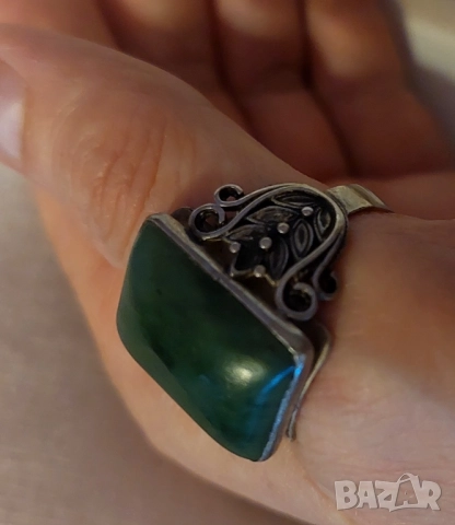 Сребърен мъжки пръстен, снимка 3 - Пръстени - 51659947