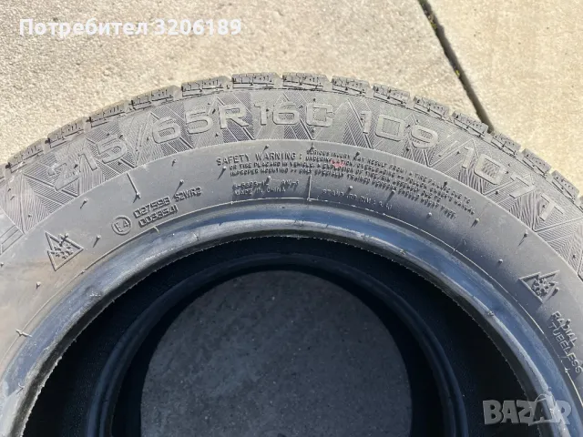 Бусови зимни гуми 2 бр. - 215/65/16 C, снимка 8 - Гуми и джанти - 48942448