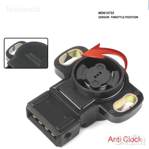 Датчик положението на дроселовата клапа TPS Mitsubishi сензор положението на дросела , снимка 2 - Части - 44199918