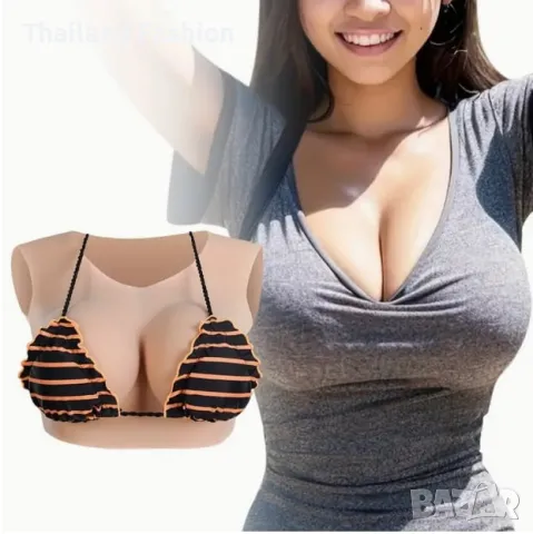 Силиконови изкуствени гърди, бюст, цици (Чашка B), снимка 2 - Други - 49114750