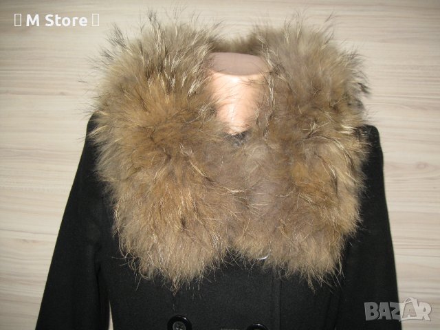 Дамска яка шал естествен косъм , снимка 1