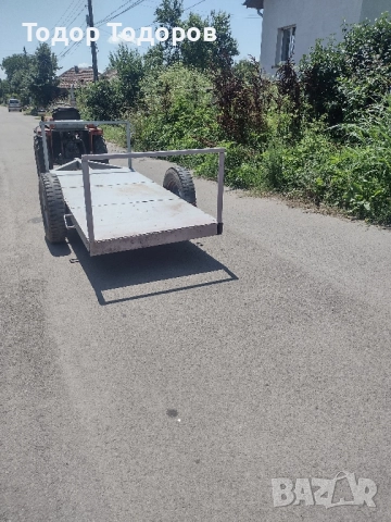 Платформа, ремарке за бали или кошери за малък китайски или японски трактор., снимка 9 - Ремаркета - 52177211