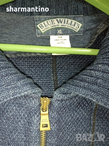 Мъжка жилетка Denim с цип XL - 6 лв, снимка 4 - Блузи - 52550186