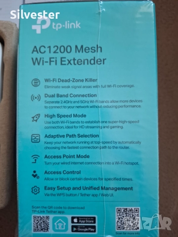 Разширител/Усилвател на обхват за Wi-Fi, RE330 AC1200 Mesh Wi-Fi Extender, снимка 9 - Рутери - 52429397