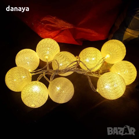 1799 Светещи коледни топки гирлянд за елха декорация