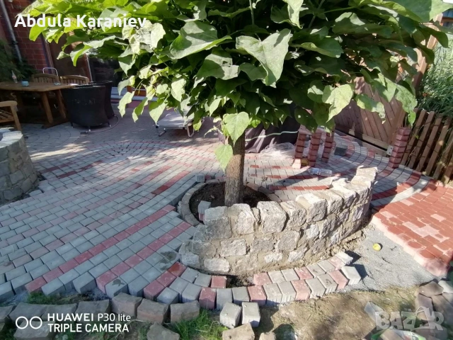 Услуги с Мини Багер и Самосвал ,Редене на павета ,Изкопи и Извозване, снимка 7 - Други ремонти - 53908639