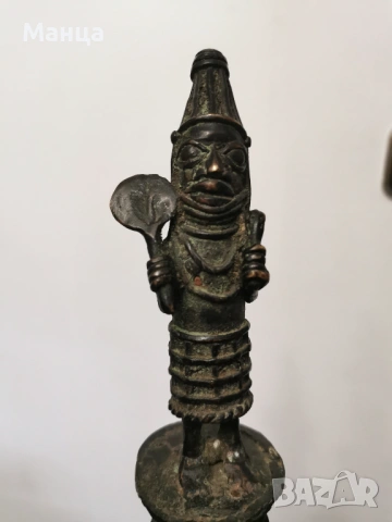 Автентична Африканска статуетка от Дахомей, снимка 3 - Антикварни и старинни предмети - 54312632