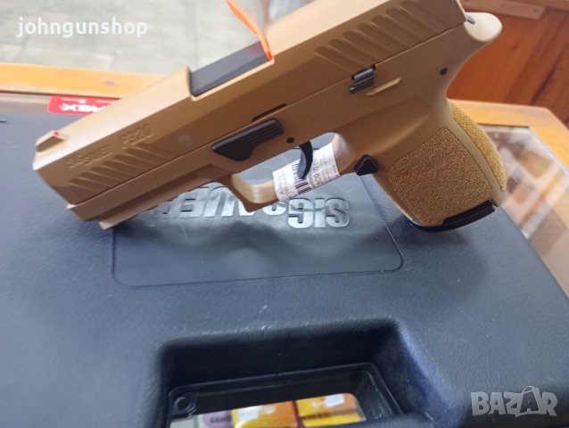 Газов пистолет Sig Sauer P320 TAN 9mm P.A.K., снимка 5 - Газово оръжие - 42429790