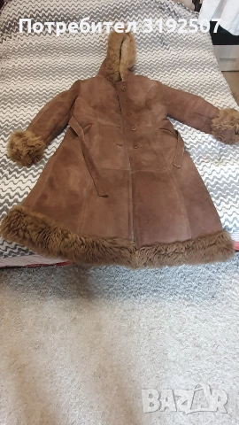 Кожено дамско палто , снимка 2 - Палта, манта - 54012862