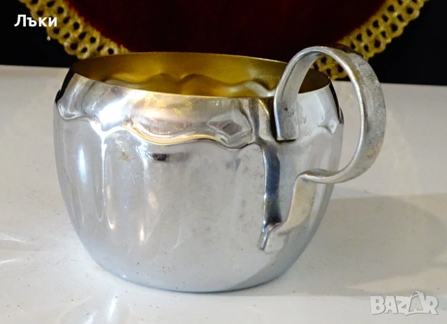 Посребрена чаша от месинг,релеф. , снимка 5 - Антикварни и старинни предмети - 54070787