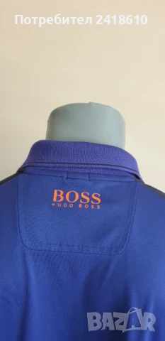 Hugo Boss 3/4 Zip Performance Stretch Mens Size L ОРИГИНАЛ! Мъжка Тениска!, снимка 6 - Тениски - 50876903