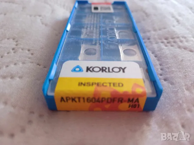10 броя стругарски пластини Korloy 1604 PDFR MA H01, снимка 2 - Други инструменти - 47893279