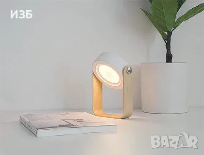 Преносима модерна сгъваема LED нощна лампа, акумулаторна лампа с димируем фенер, снимка 3 - Лед осветление - 48816105