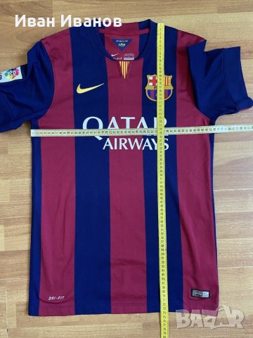 Оригинална тениска на Барселона  Сезон 2014-2015, снимка 3 - Спортни дрехи, екипи - 40851810
