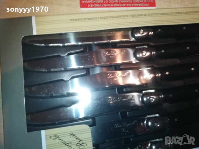 laguiole 6бр BLACK-knives france 2802211925, снимка 6 - Колекции - 31989002