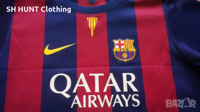 NIKE MESSI FC BARCELONA Kids Football T-Shirt размер 7-8 години / 122-128 см детска тениска 35-59, снимка 6 - Детски тениски и потници - 53210335