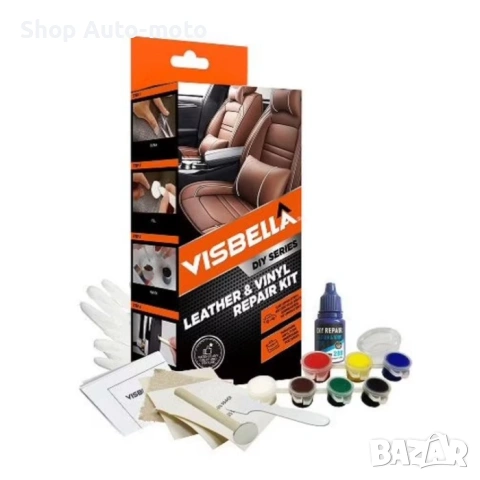 Течна кожа Visbella комплект за ремонт на волани,кожени салони на автомобили, мебели, кожени якета, снимка 2 - Аксесоари и консумативи - 23819332