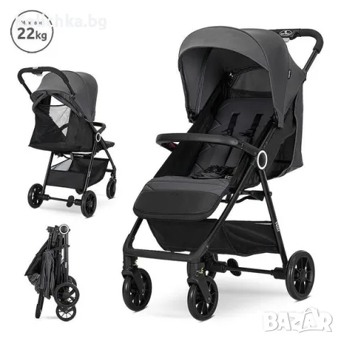 Lorelli Детска количка Noir до 22кг Grey 10022092502