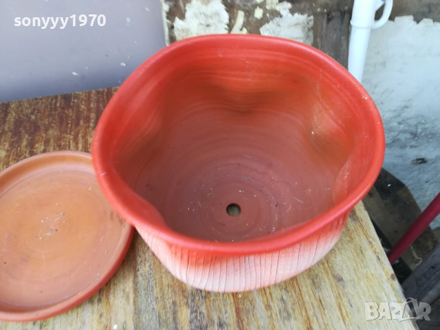 КЕРАМИЧНА САКСИЯ КАШПА 1910251235, снимка 16 - Саксии и кашпи - 52105506