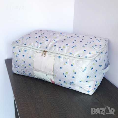 3525 Голям калъф за съхранение на олекотени завивки и сезонни дрехи, снимка 3 - Органайзери - 39499536