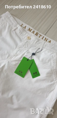 La Martina Marine Cotton Twill Slim Fit Mens Pant Size 36 -  НОВО! ОРИГИНАЛ! Мъжки Летен Панталон!, снимка 8 - Панталони - 50656874