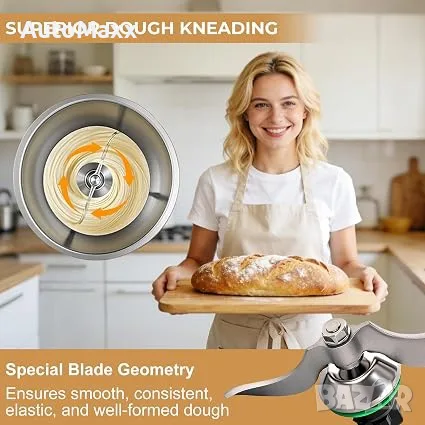 Тестомесач за Thermomix TM5/TM6/TM7, Нож за тестомесач от неръждаема стомана , снимка 7 - Кухненски роботи - 55937507