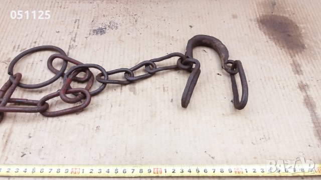 комплект ковани възрожденски белезници, пранги, окови , снимка 4 - Антикварни и старинни предмети - 37677240