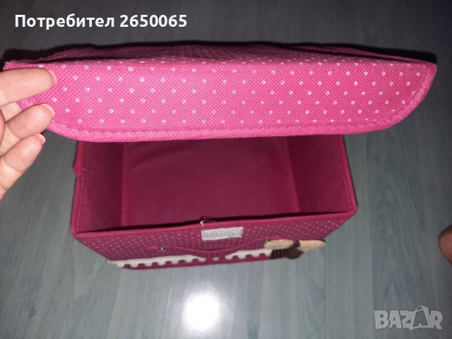 Сгъваема кутия в розово и кутия плюш лукс, снимка 12 - Други - 37169377