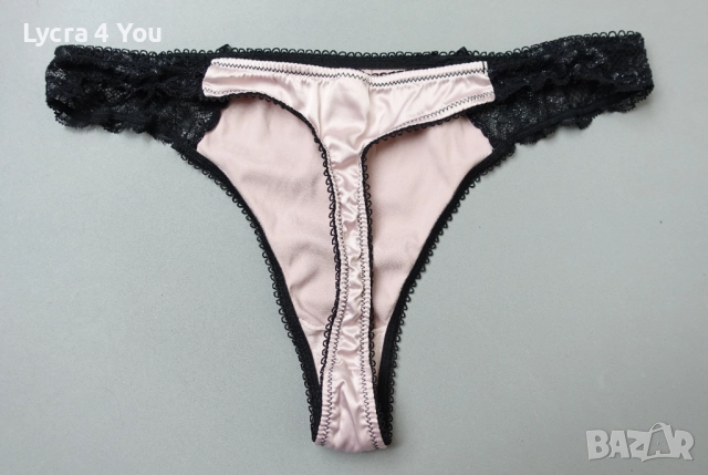 C&A Lingerie M/L светлорозови сатенени прашки, снимка 2 - Бельо - 51862076