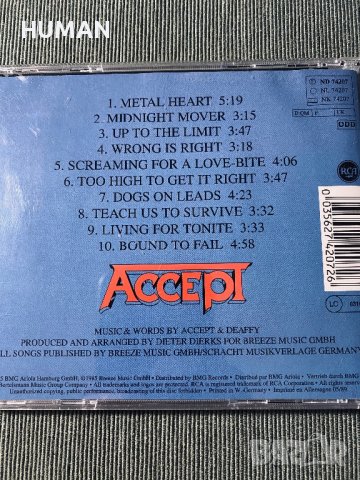 Dream Evil,Accept , снимка 16 - CD дискове - 42283090