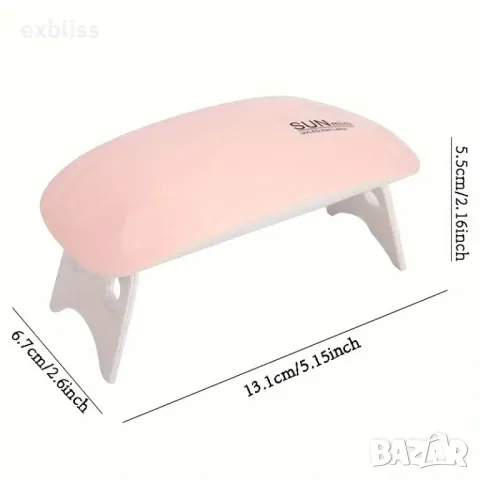 Мини UV LED лампа за бързо съхнене на маникюр, снимка 6 - Други - 49225470