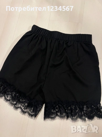 ✨ НОВ елегантен черен сет от 2 части с дантела, снимка 8 - Костюми - 53256789