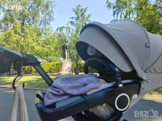 Stokke v6 релефен плат Brushed Grey, снимка 2 - Детски колички - 55952603