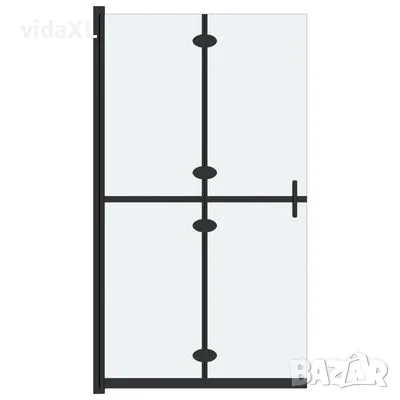 vidaXL Сгъваема стена за душ с матирано ESG стъкло, 80x190 см（SKU:151193）, снимка 1 - Други - 49420669