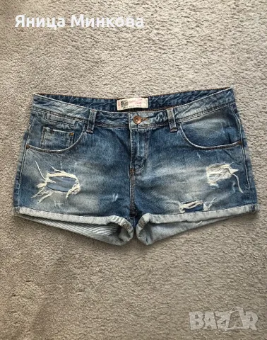 Дамски къси дънкови панталони